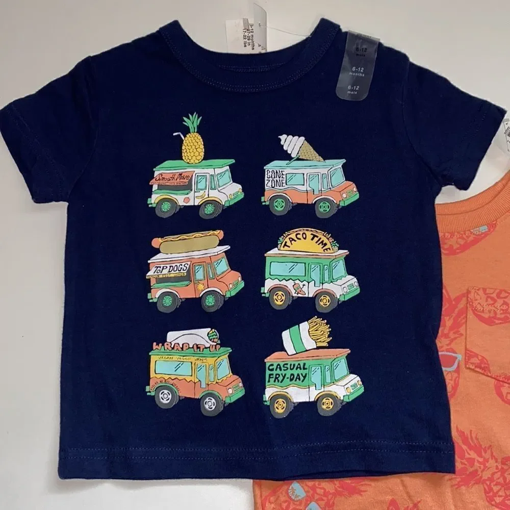 Bundle 2 pc Gap tshirt boys kids sz 6-12 months New